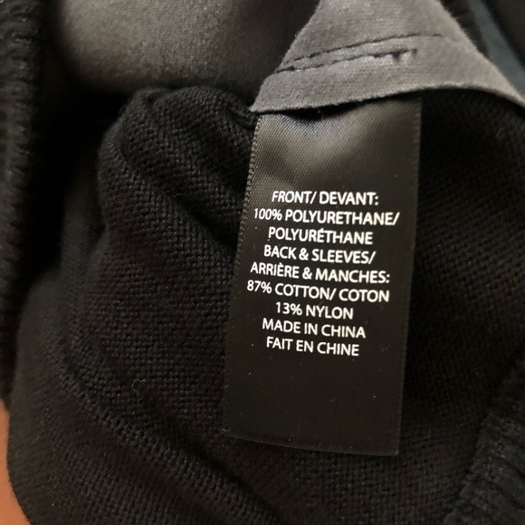 Vegan leather front sweater - Picture 5 of 5